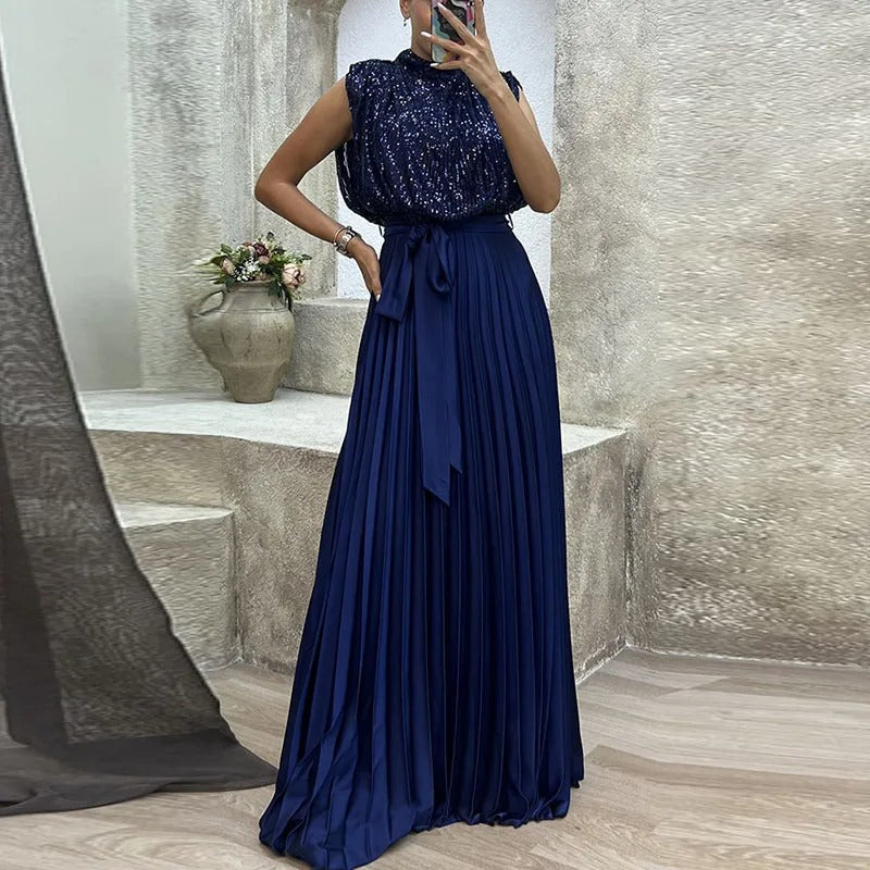 Lena - Elegant evening dresses with pleats