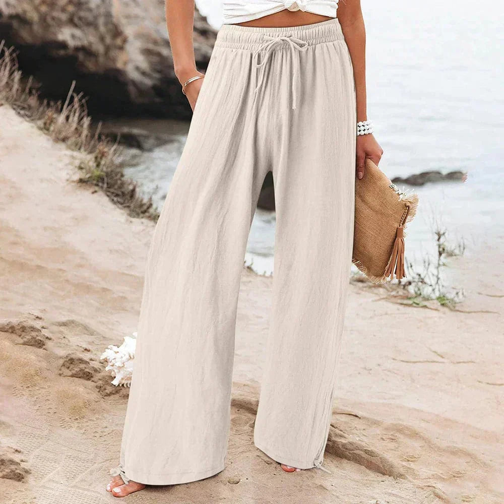 Mathilde - casual linen pants for women