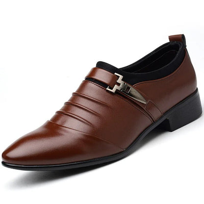 Yelmer Shoes | Men's Leather Buckle Shoes