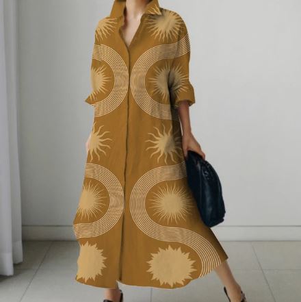 Martha - Elegant shirt dress for women