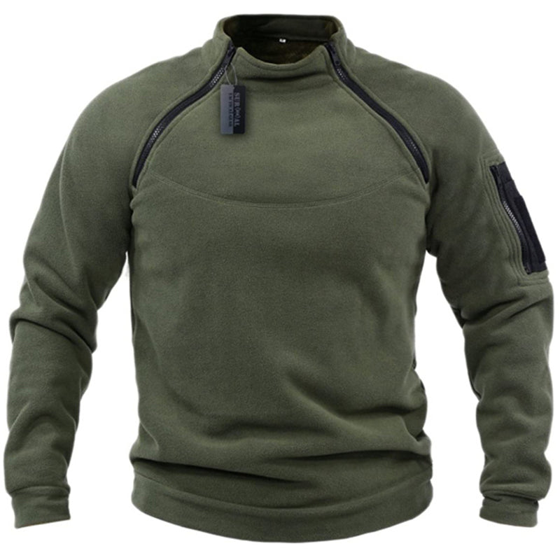 Zacharias Sweater | Men's Fleece Zip-Up Sweater