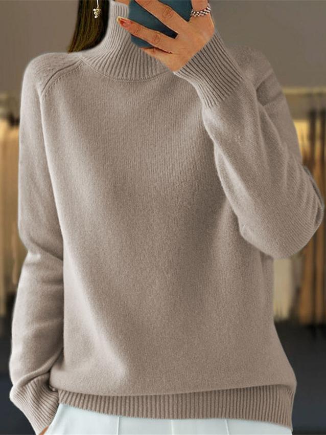 Zandria Sweater | Casual Turtle Neck Sweater