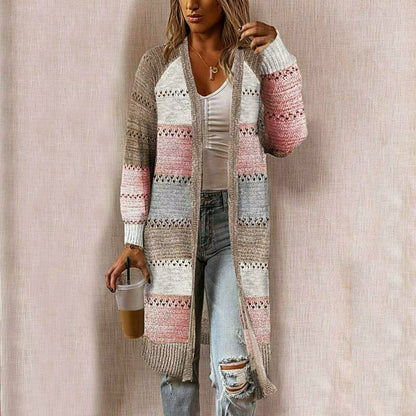 Striped ladies cardigan