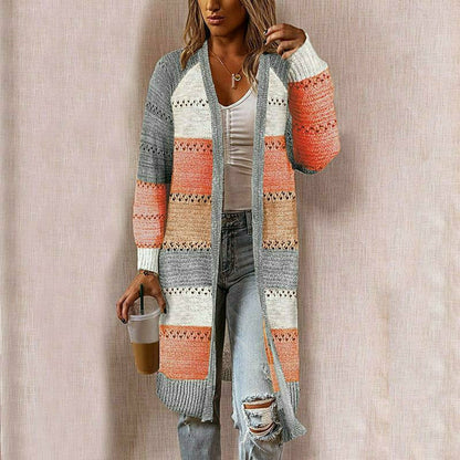 Striped ladies cardigan