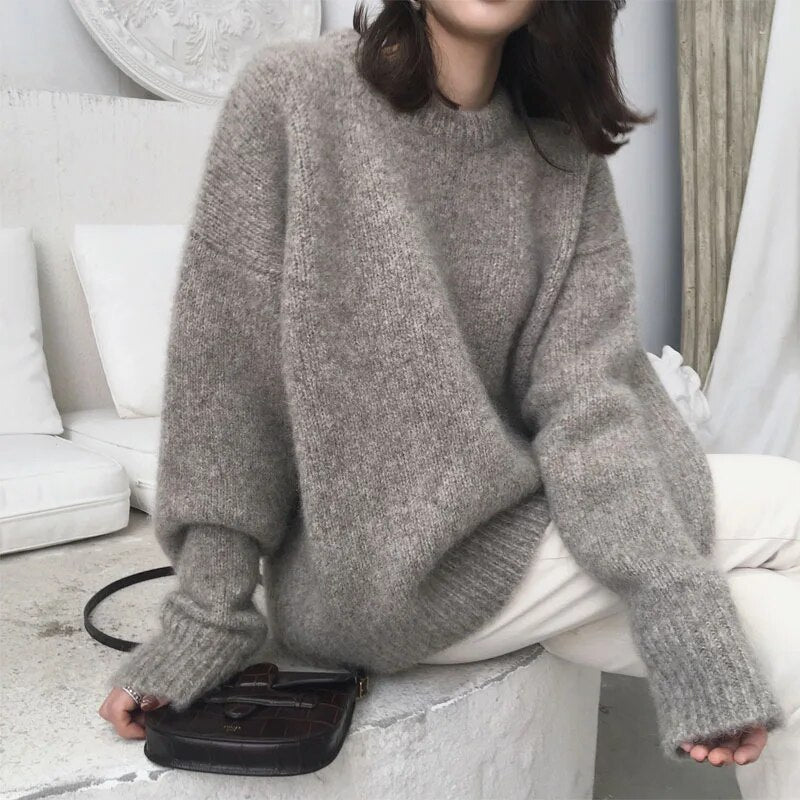 Zara - Chic and Stylish Autumn Long Sleeve Sweater for Women