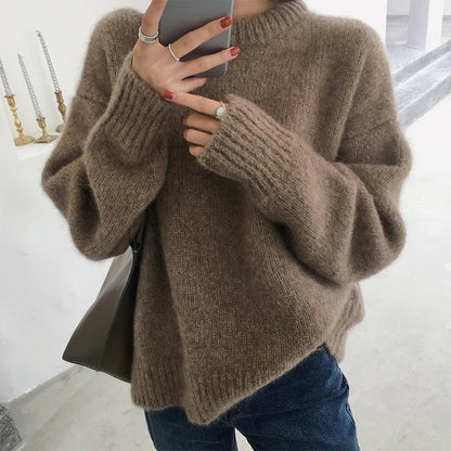 Zara - Chic and Stylish Autumn Long Sleeve Sweater for Women