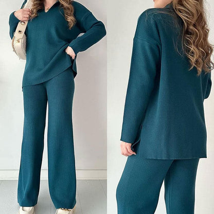 Melanette - Casual Shirt and Pants Set for Women