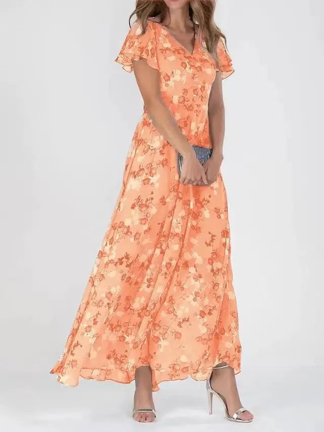 Zalea - Floral patterned dress.