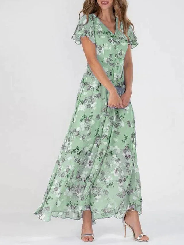 Zalea - Floral patterned dress.