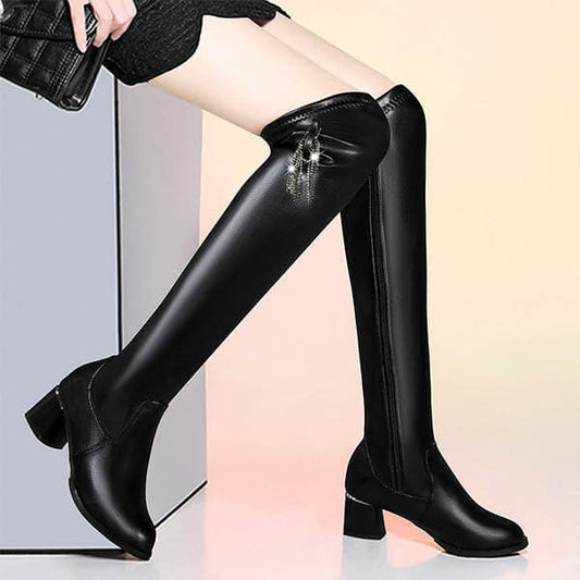 Romilly - Elegant Knee Boots for Ladies