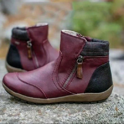 Hermina - Classic Zipper Boots for Women