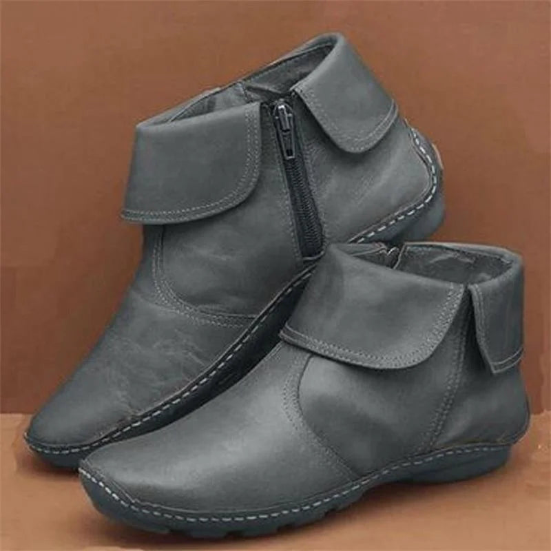 Lesolde - Casual Zipper Boots for Women