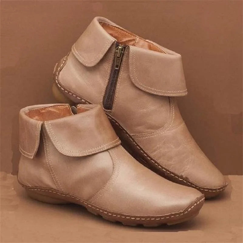 Lesolde - Casual Zipper Boots for Women