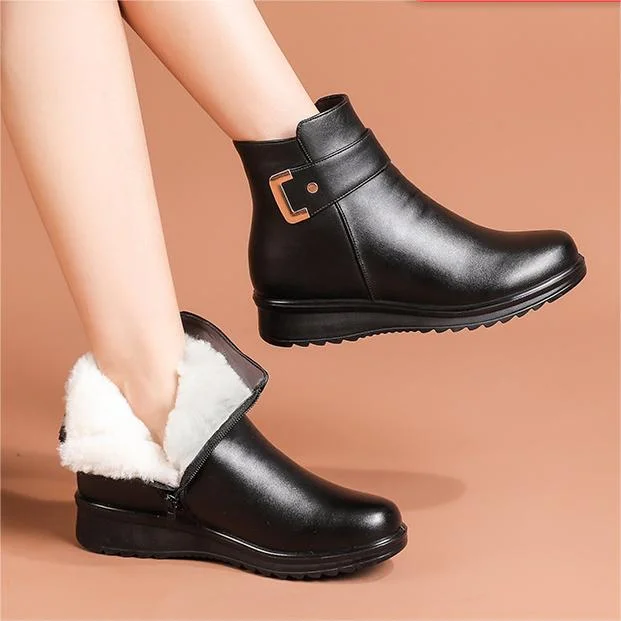 Nicollette - Classic Zipper Boots for Women