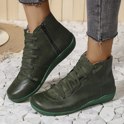 Meva - Vintage Ankle Shoes for Women