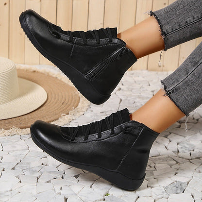 Meva - Vintage Ankle Shoes for Women