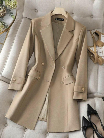 Mid-length trench coat