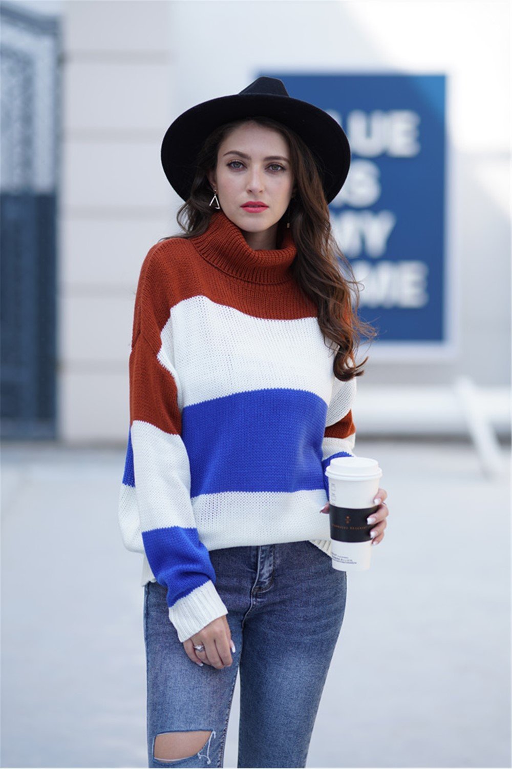 Striped Pullover for Women