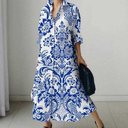 Madeline - Women's print dress