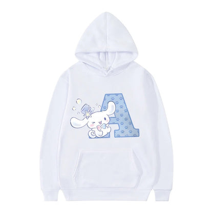 Amada - Hooded sweatshirt with letter print for women