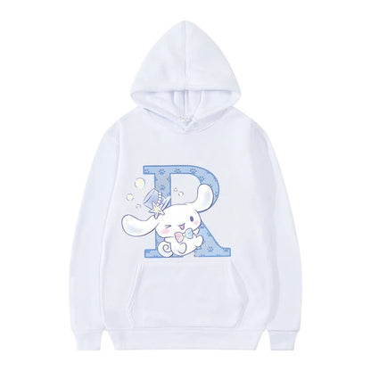 Jess | Sweatshirt With Hood And Printed Letters For Women