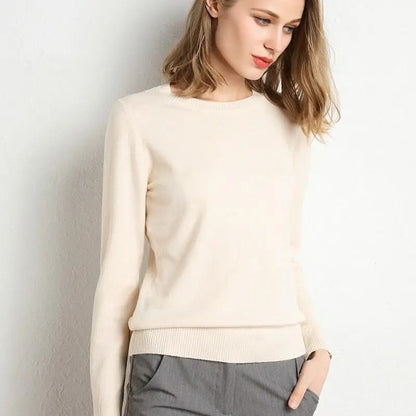 Hope women's round neck sweater for fall and winter