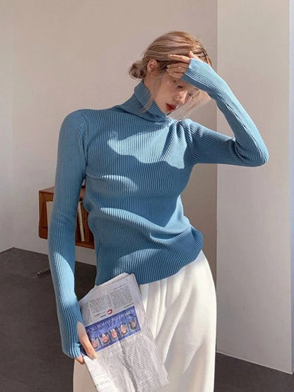 Elaine- Women's turtleneck sweater for fall and winter