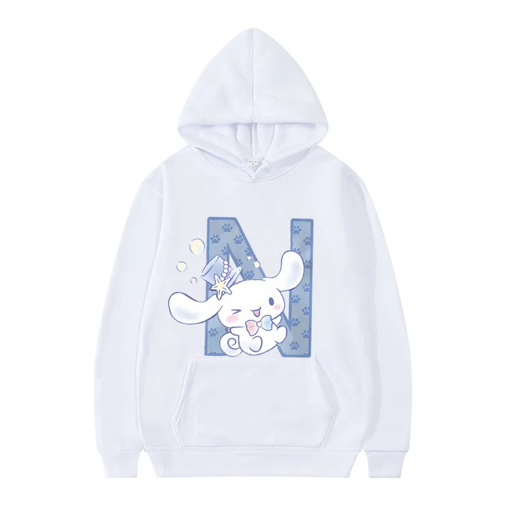 Amada - Hooded sweatshirt with letter print for women