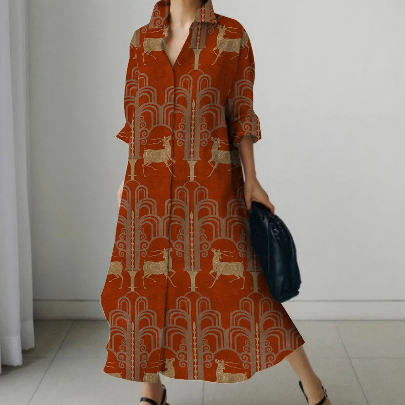 Cora - Printed retro dress