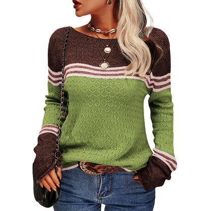 Striped sweater for ladies