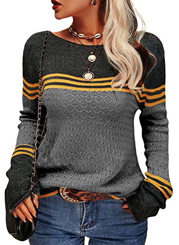 Striped sweater for ladies