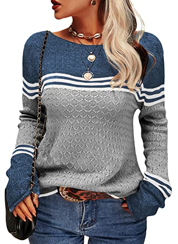 Striped sweater for ladies