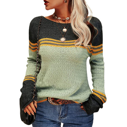 Striped sweater for ladies