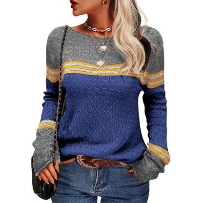 Striped sweater for ladies