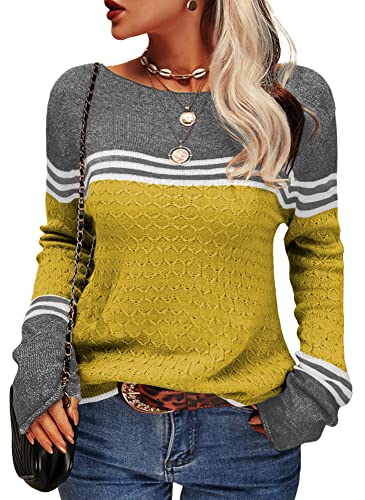 Striped sweater for ladies