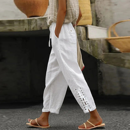 Clara - Casual baggy pants with wide legs