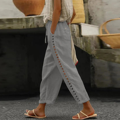 Cora - Casual baggy pants with wide legs