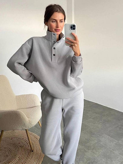 Comfortable Oversized Fleece Jumpsuit