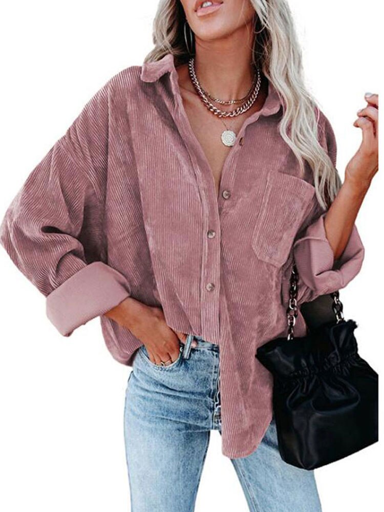 Tesma Blouse | Rib Velvet Blouse