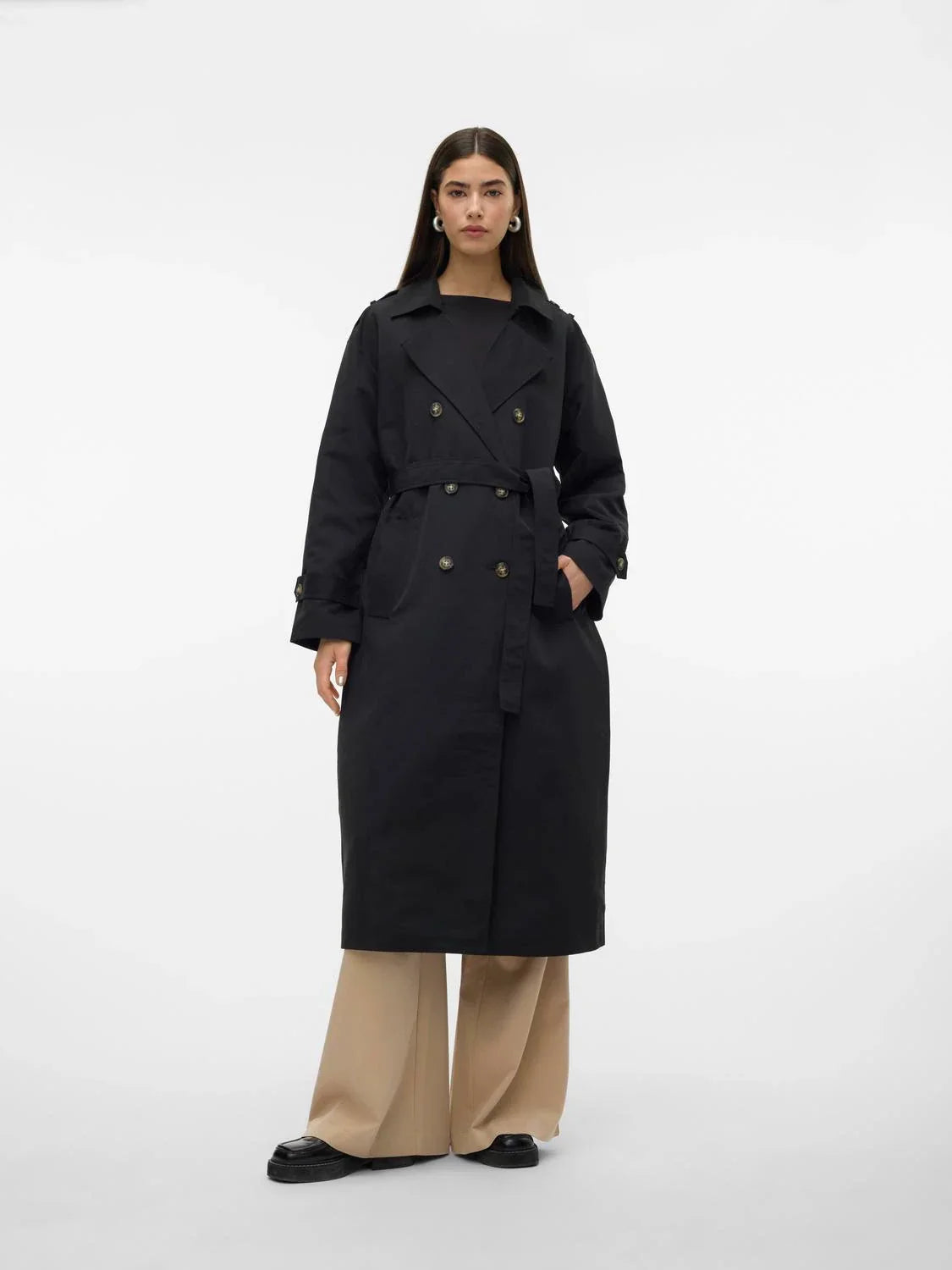 Windproof Trench Coat | Stylish and Functional - Ideal for Windy Days