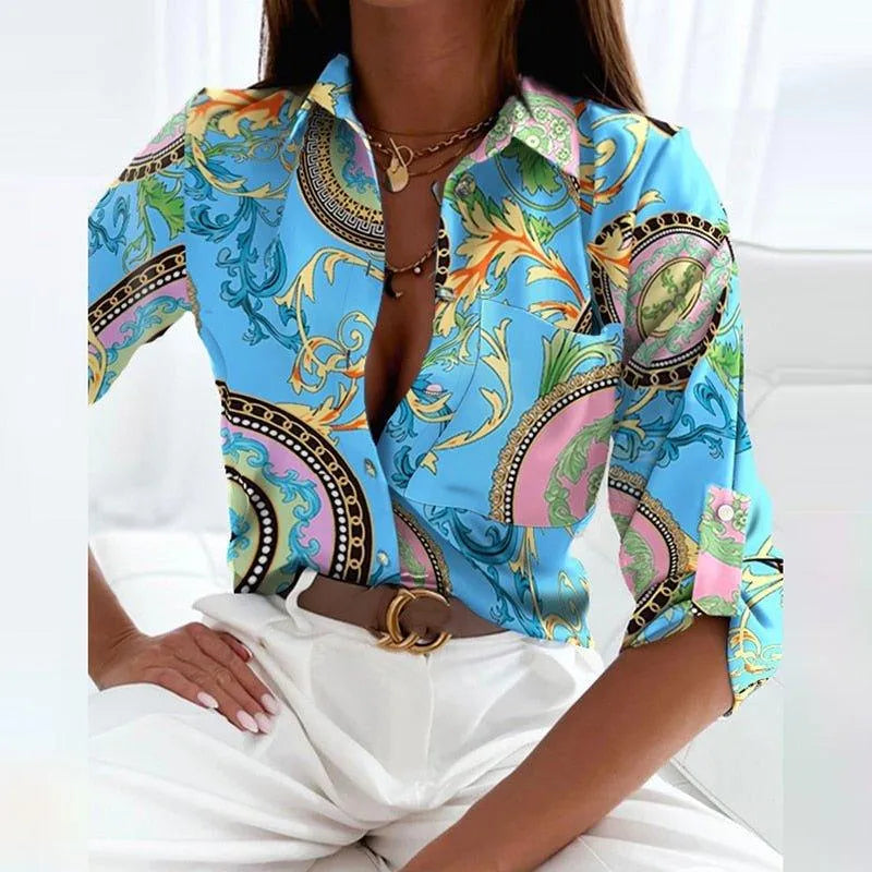 Casual Chic Blouse - Timeless - High Quality Materials - Ideal for Office and Evening