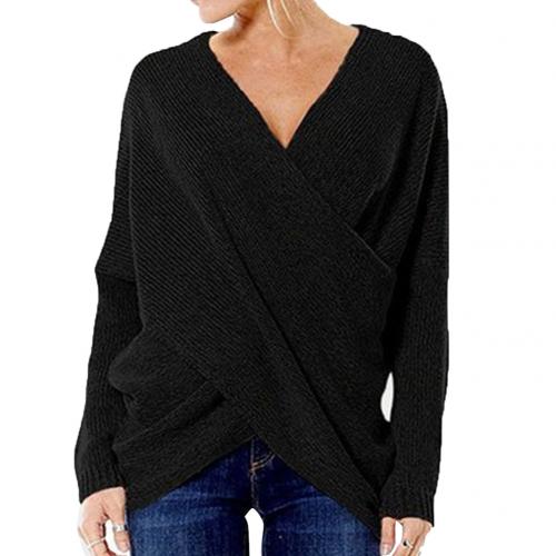 Women's sweater with cross detail