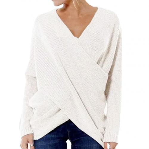 Women's sweater with cross detail