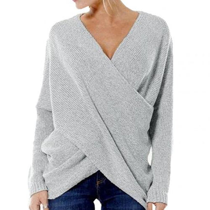 Women's sweater with cross detail