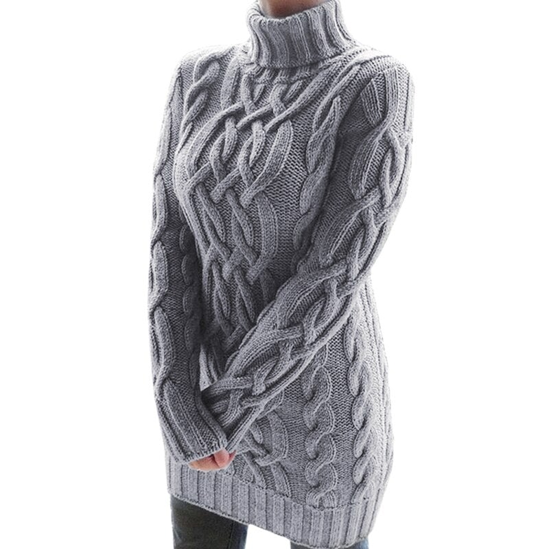 Birgitein | Elegant long sweater for women