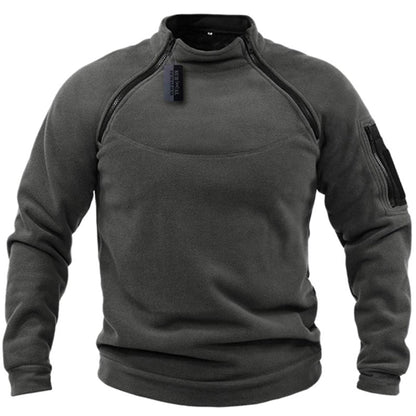 Zacharias Sweater | Men's Fleece Zip-Up Sweater